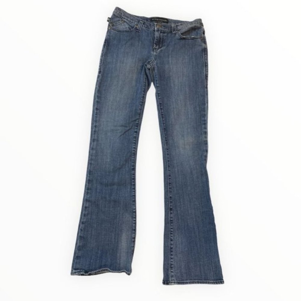 Rock Republic Womens Size 8 Kasandra Bootcut Jeans Low Rise Medium Wash Stretch